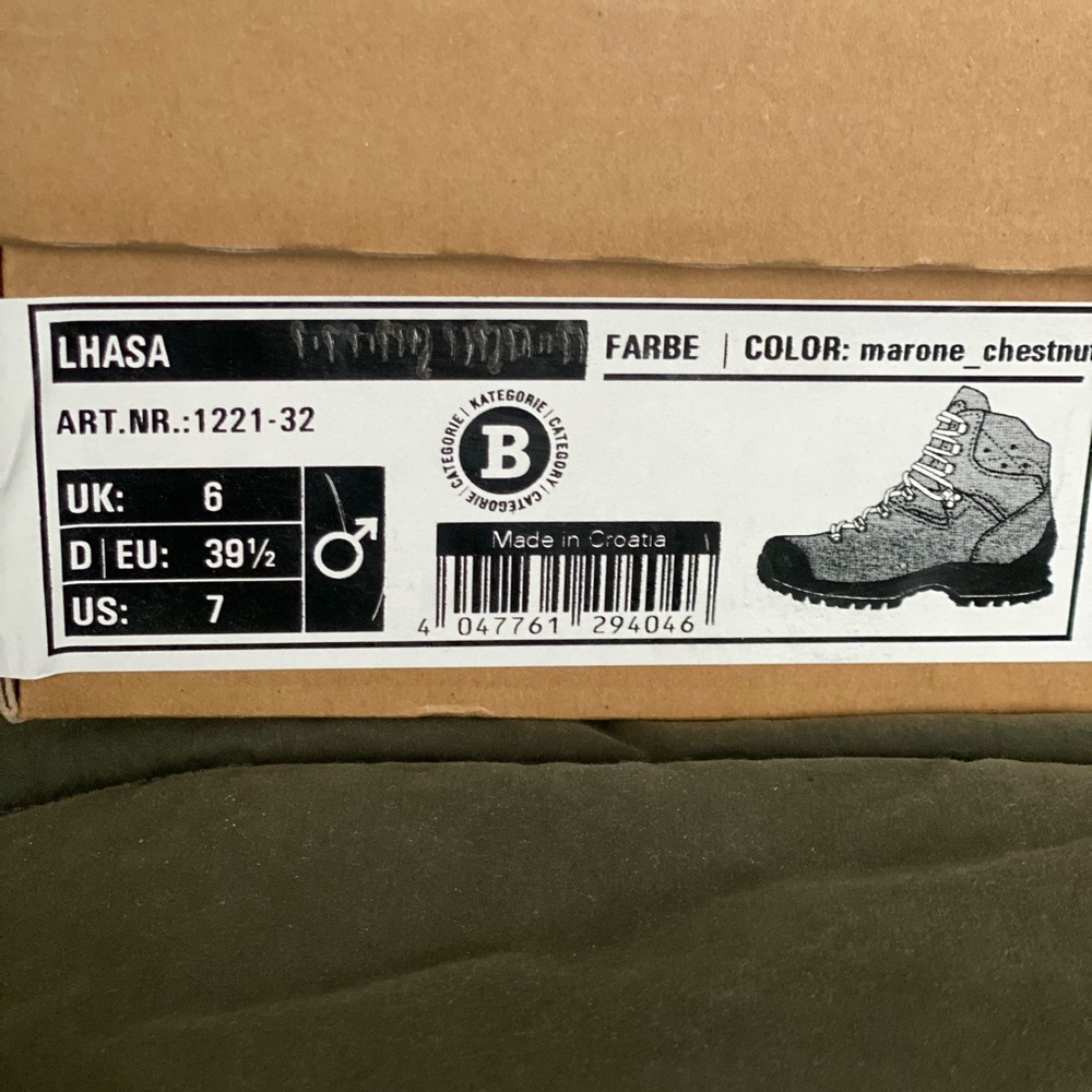NIB - Hanwag Lhasa Yak Leather Hiking boots, Mens UK6/US7 or W size US7.5 - Picture 5 of 12